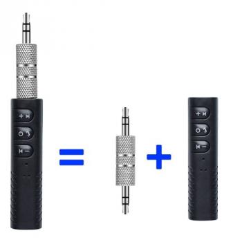 Беспроводной приемник Bluetooth 4.1 аудио AUX 3.5 mm для наушников/колонок/авто