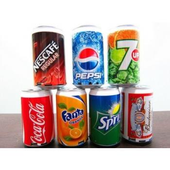 Банка Coca-Cola, Pepsi, Fanta с MP3 плеером и FM радио