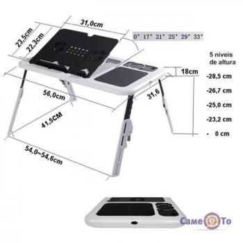 Раскладной столик-подставка для ноутбука E-Table