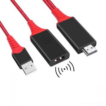 Универсальный HDMI адаптер для проводной и беспроводной трансляции экрана 2 в 1