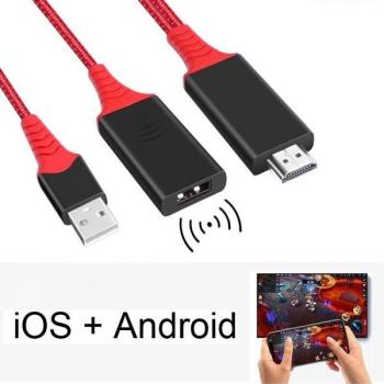 Универсальный HDMI адаптер для проводной и беспроводной трансляции экрана 2 в 1