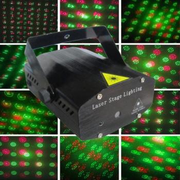 Светодиодный диско лазерный проектор под музыку