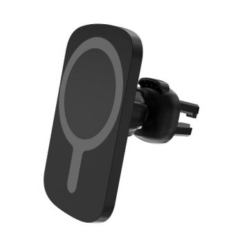 Магнитная беспроводная зарядка Magsafe15W в авто для iPhone 12/13 и Android