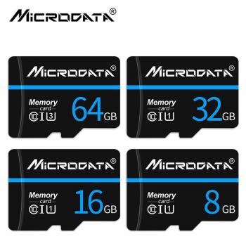 Карта памяти Microdata 16-32-64 GB micro SDHC Class 10 + SD адаптер