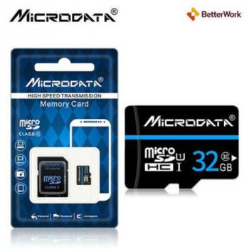 Карта памяти Microdata 16-32-64 GB micro SDHC Class 10 + SD адаптер