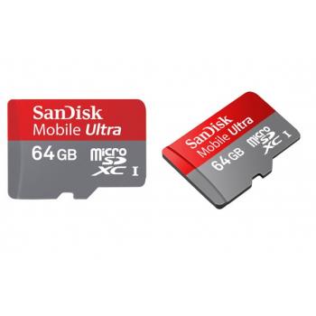 Карта памяти Micro SD SanDisk Ultra 128 Gb (10 Class)