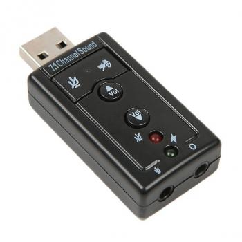 Внешняя звуковая карта USB sound card