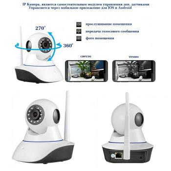 Wi-Fi камера  для видеонаблюдения 1080p (Просмотр с телефона)