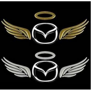 3D наклейка на логотип Ангел