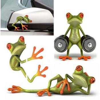 3D наклейки на авто Crazy Frog