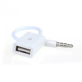Кабель AUX на USB для подключения флешки к автомагнитоле