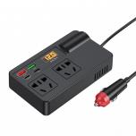 Автомобильный инвертор 200W Выход 220V/12V/5V PD30W QC3.0 USB 2.4A