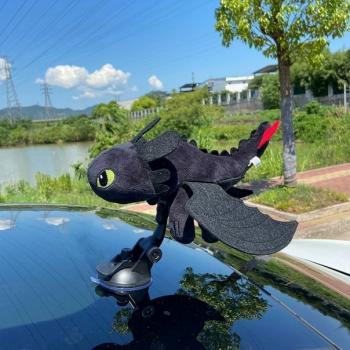 Мягкая игрушка Дракон Беззубик Как приручить дракона на крышу автомобиля