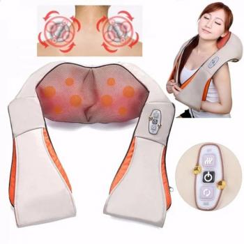 Вибрационно ударный массажер для шеи, плеч и тела Cervical Massage Shawls