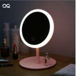 Настольное косметическое зеркало с подсветкой LED для макияжа 