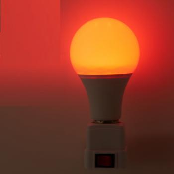 Светодиодная RGB лампа с пультом управления, LED лампочка E27