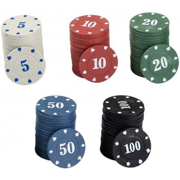 Фишки для покера 100шт