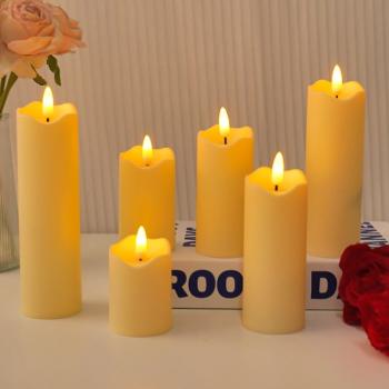 Электронные свечи с имитацией пламени, Светодиодные свечи