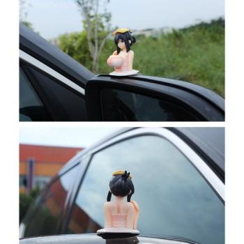 Антистресс анимэшная фигурка Kanako Chest Shaking в машину 