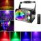 Светомузыкальный проектор с лазером, диско-шаром и RGB, УФ светом