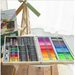 Набор юного художника в деревянном чемоданчике (251 предмета)