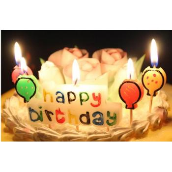 Свечи для торта Happy Birthday