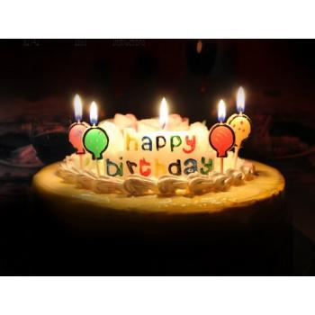 Свечи для торта Happy Birthday