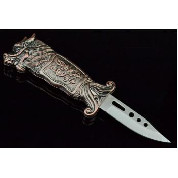 Зажигалка складной нож Дракон Зажигалка складной нож Дракон