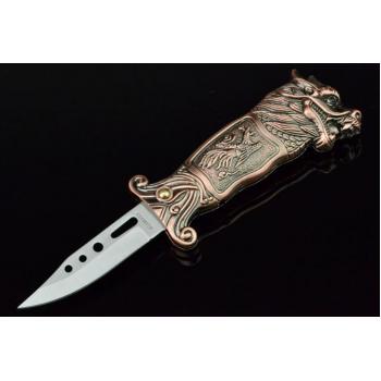 Зажигалка складной нож Дракон Зажигалка складной нож Дракон