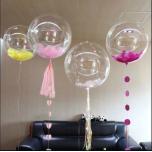 Прозрачные воздушные шары Deco Bubbles 18дюйм