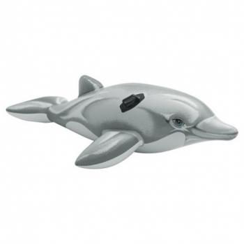 Детский надувной плотик Дельфин 175*66см
